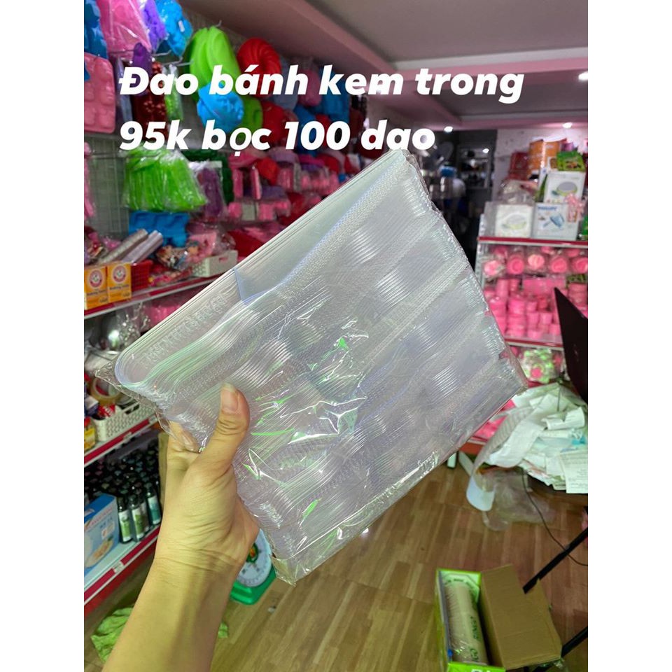 Set 20 Dao Nhựa Cắt Bánh Ekm Bánh Rau Cau