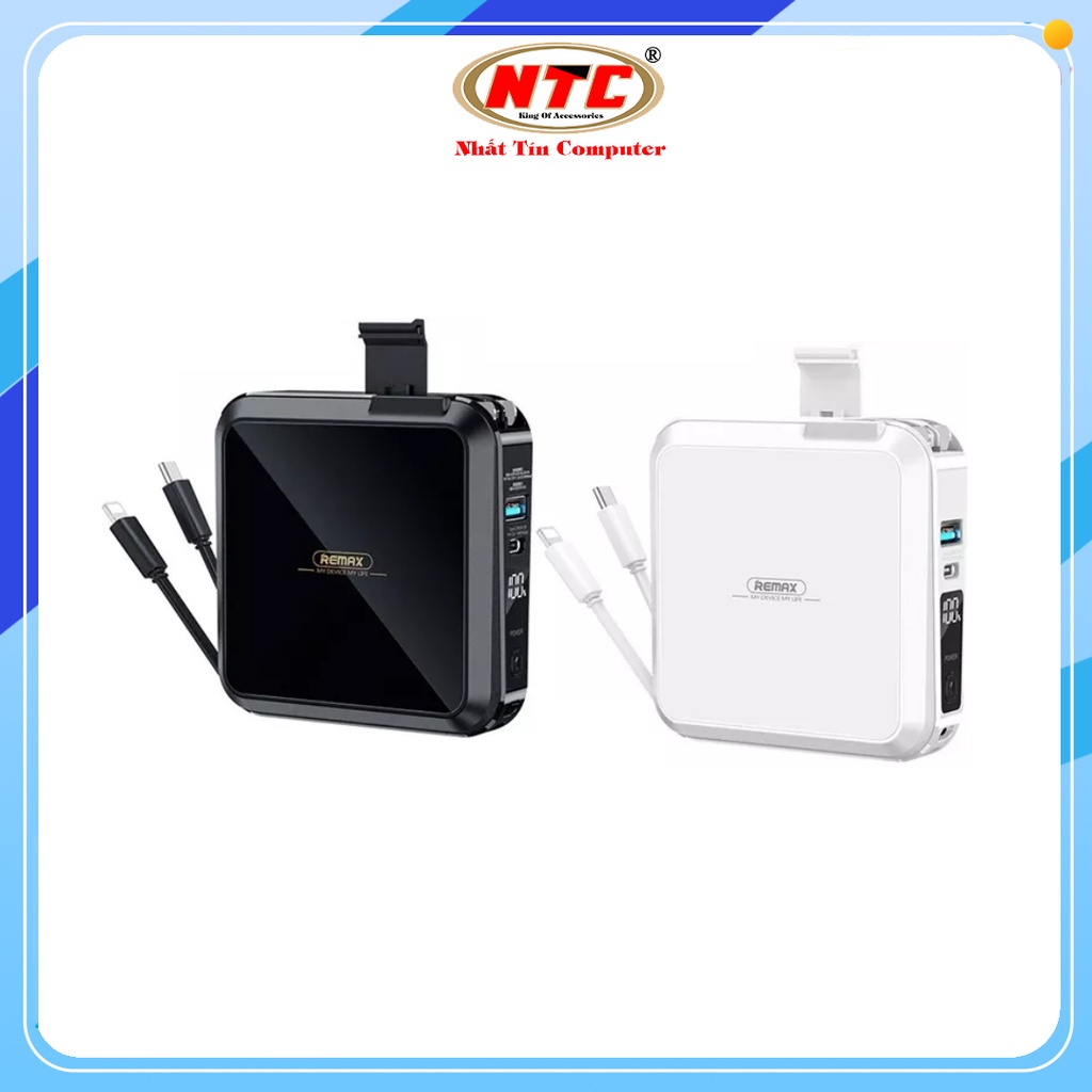Pin sạc dự phòng Remax RPP-276 15000mAh 22.5W kiêm củ sạc và giá đỡ đa năng - Nhất Tín Computer