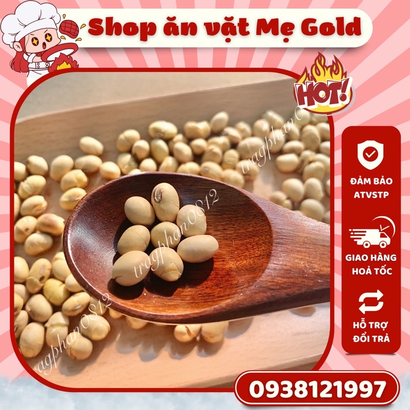 Đậu nành, đậu tương sấy giòn (500g)