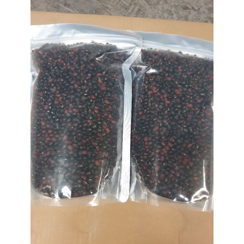 Đậu đen xanh lòng, đỗ đỏ rang sẵn túi 1kg ( đậu quê xịn )