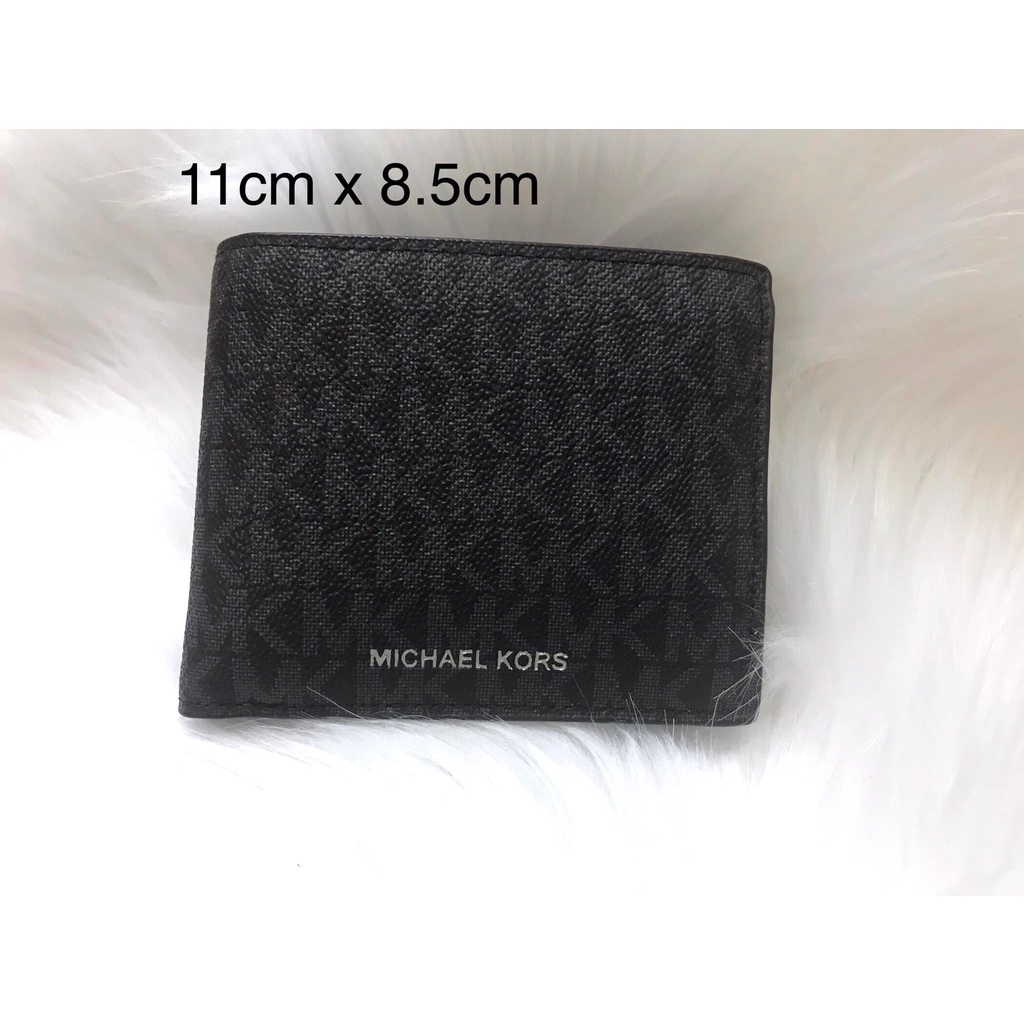 Ví nam Michael Kors, logo đen, ví gồm 2 ngăn lớn  - hàng Mỹ