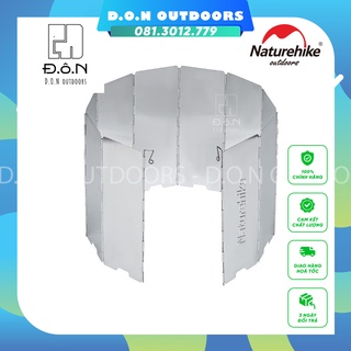 Tấm chắn gió 10 mảnh, tấm chắn gió bếp gấp gọn naturehike nh20cj008 cho bếp ga - d.o.n outdoors