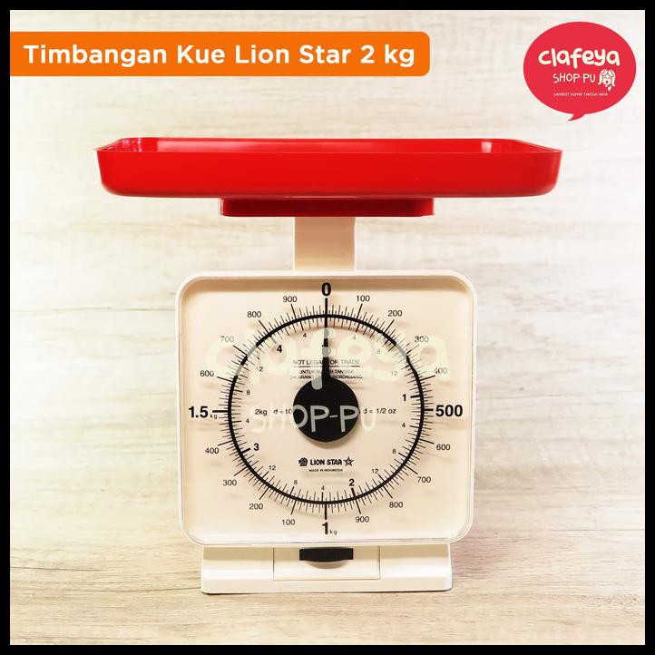 Cân Bánh 2kg:: Lion Star 2 Cân Kg - Red Dpd390
