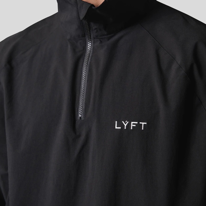 [GYMen]Áo Sweater Thể Thao Cổ Đứng Dáng Suông Chất Liệu Mau Khô Năng Động Thời Trang Phong Cách Âu Mỹ Cho Nam