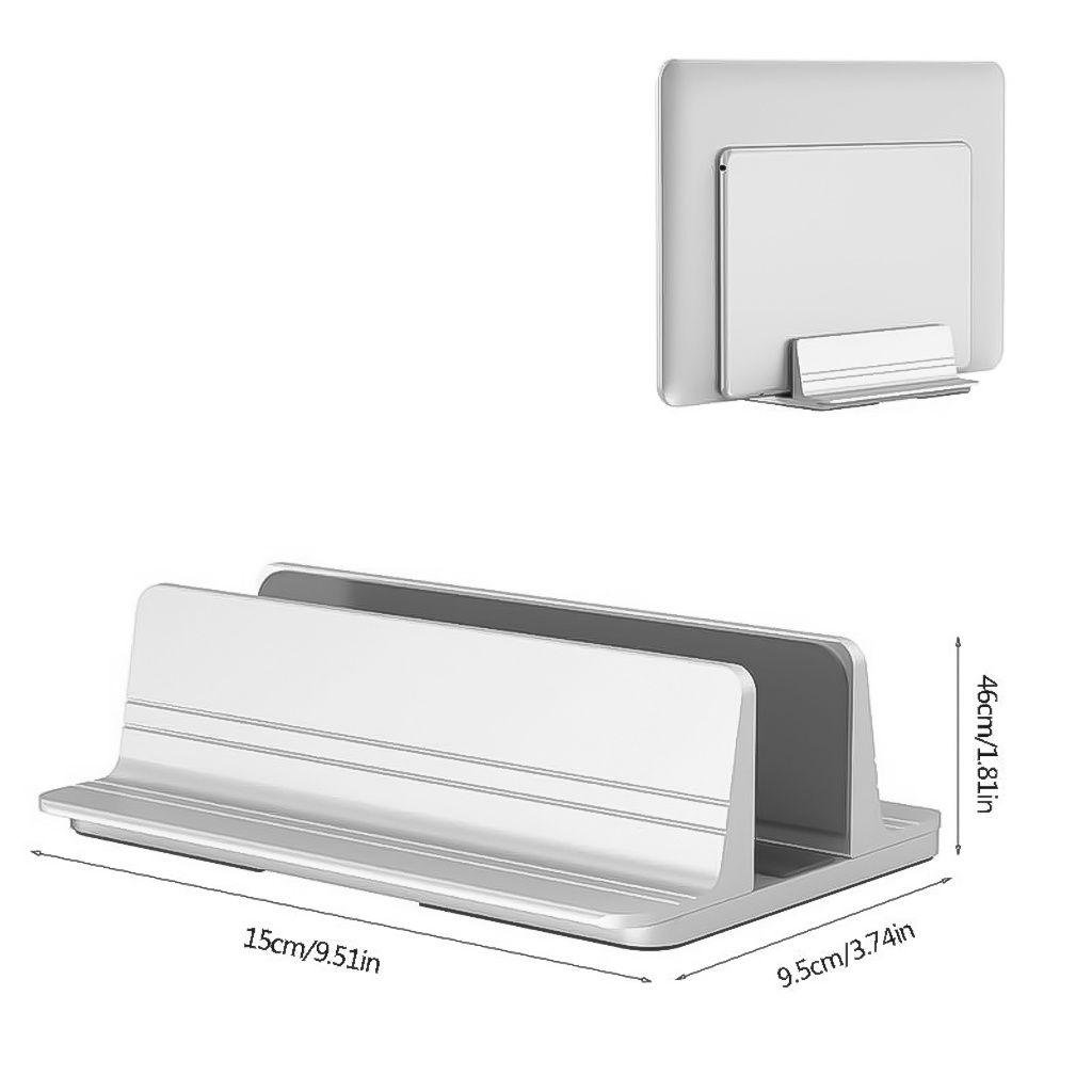 Giá đỡ Laptop kiêm đế dựng đứng cho Laptop Macbok máy tính bảng Ip Surface bằng nhôm nguyên khối | BigBuy360 - bigbuy360.vn