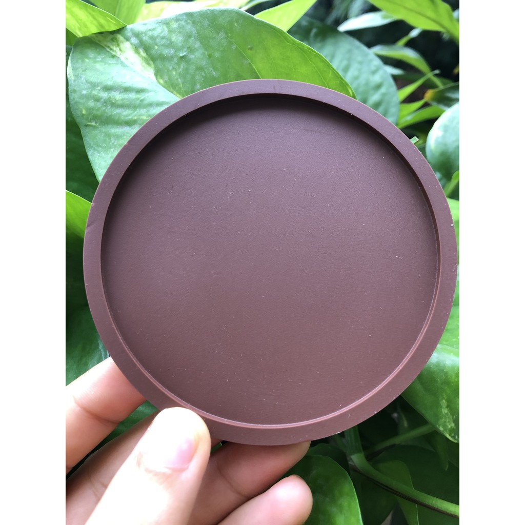 Cơ sở sản xuất miếng lót cốc cao su màu nâu, đế lót cốc cao su cho quán cafe, trà sữa hàng có sẵn giá rẻ