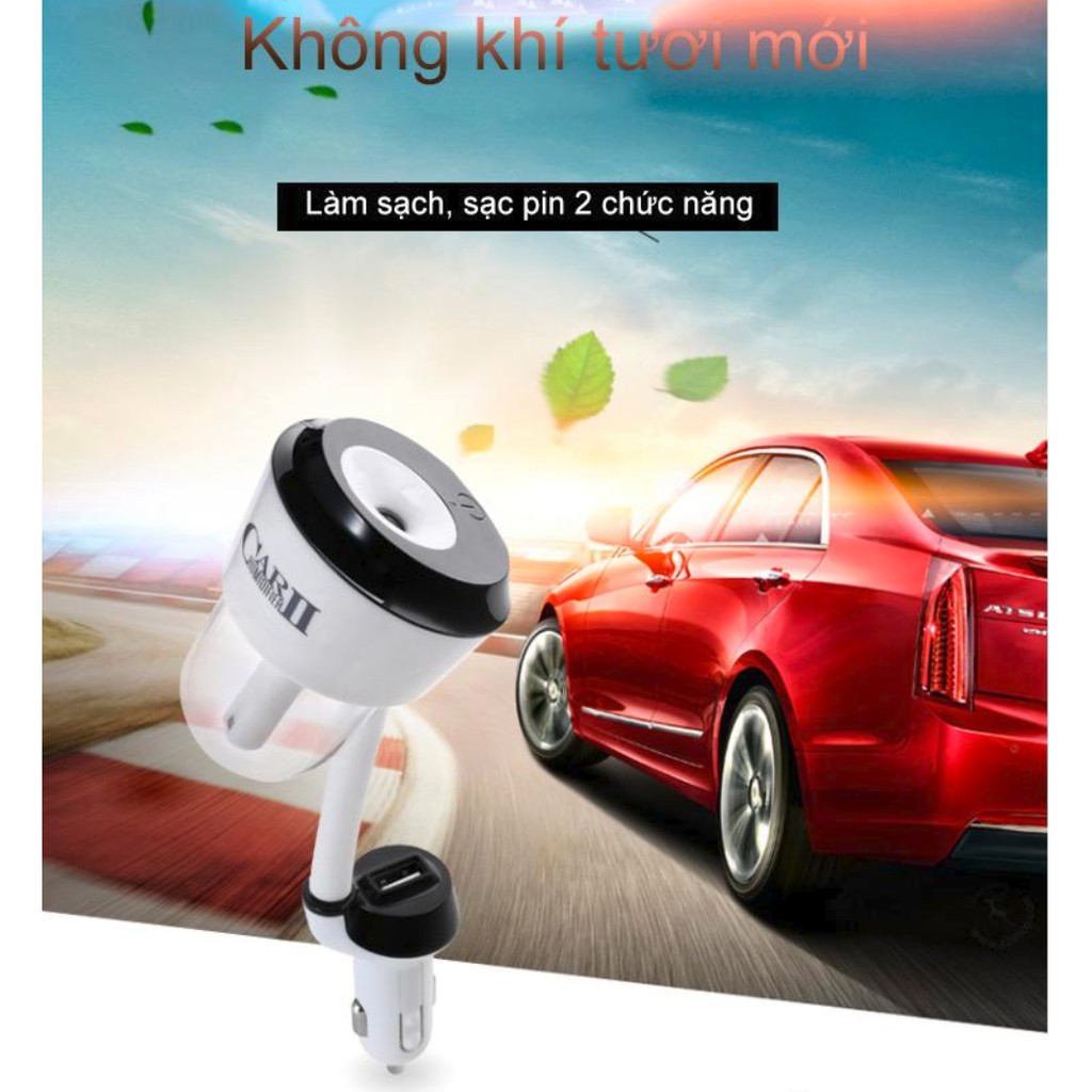 Máy phun sương 2 cổng USB dùng trên ô tô CAR nanum II