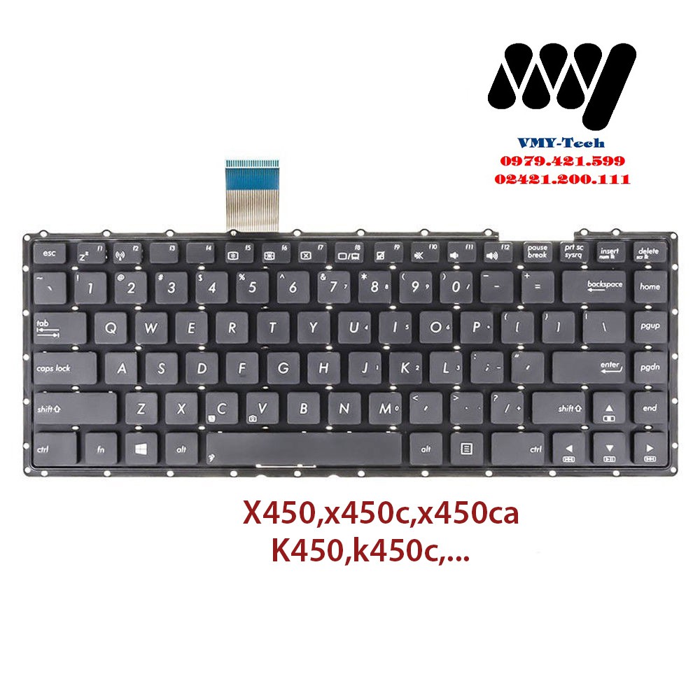 Bàn Phím Laptop ASUS K450 K450C K450CA K450CC X450EP X450L X450LA X450LAV NEW 100%