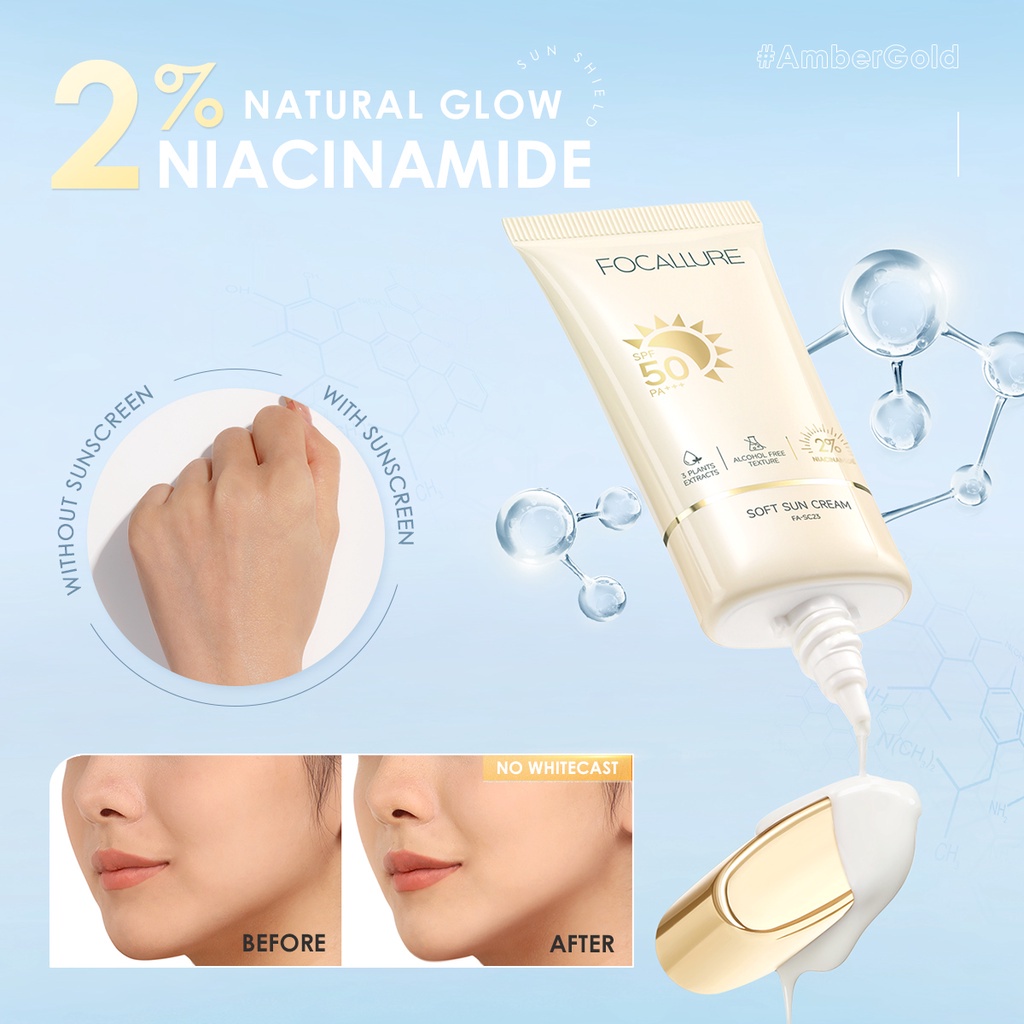 Kem chống nắng Focallure SPF 50 PA+++ không thấm nước
