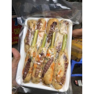 chả bề cuộn xả khay 500g