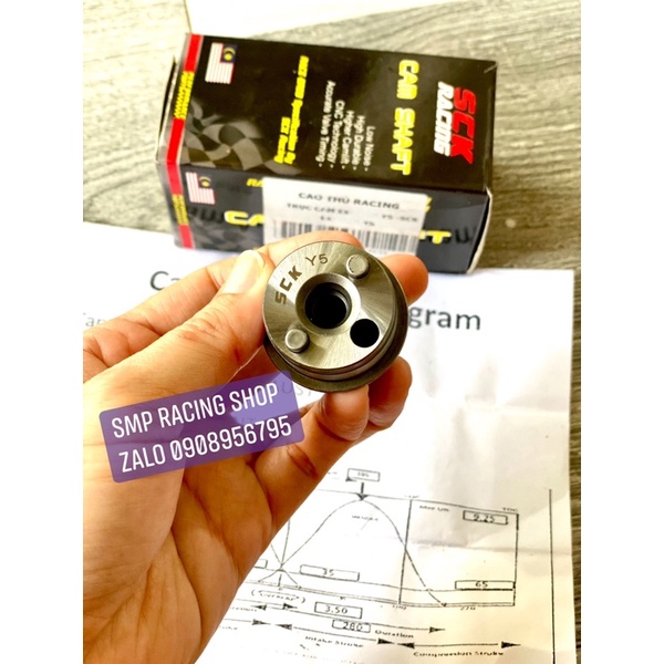 Trục cam Sck Y3 - Y5 cho Exciter các đời / Cam SCK