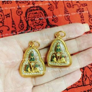 🎀 Mặt Dây Chuyền 3 Vị Phật Ngọc Thái Lan 🎀