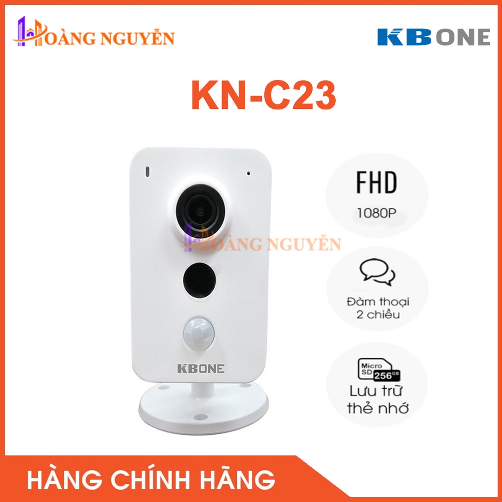 [NHÀ PHÂN PHỐI] Camera IP hồng ngoại không dây 2.0 Megapixel KBVISION KBONE KN-C23