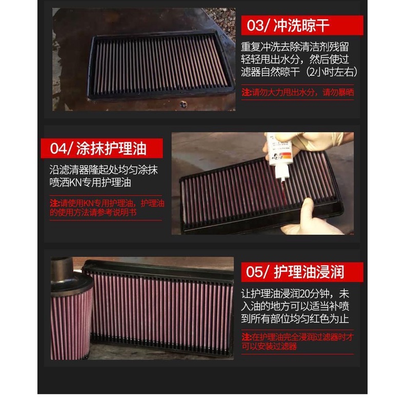 Bộ vệ sinh lọc gió K&N