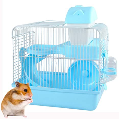 Lồng hamster 2 tầng đầy đủ phụ kiện [GIÁ GỐC TẠI XƯỞNG] [ Sản phẩm và phụ kiện như hình ]