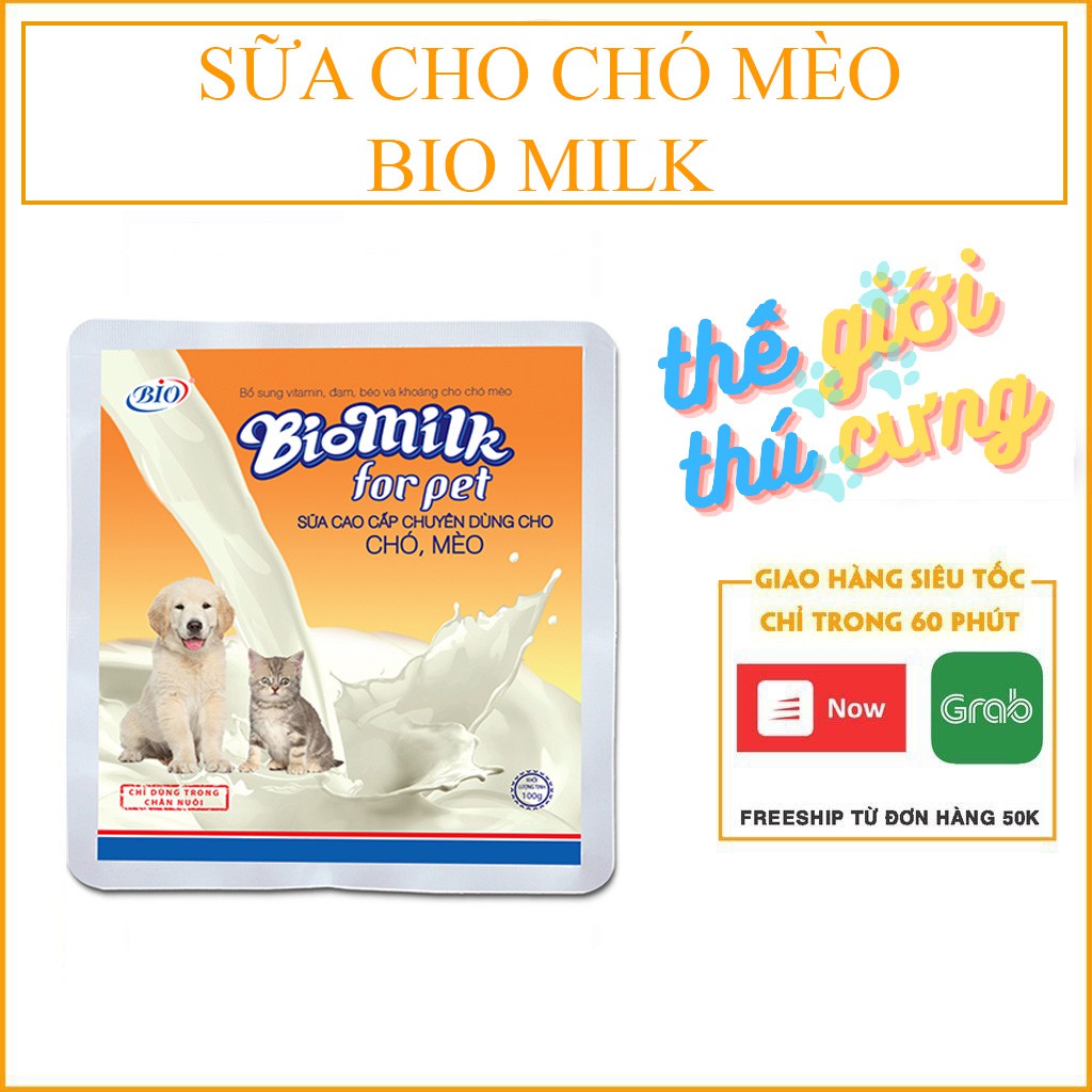 SỮA CHO CHÓ MÈO BIO MILK