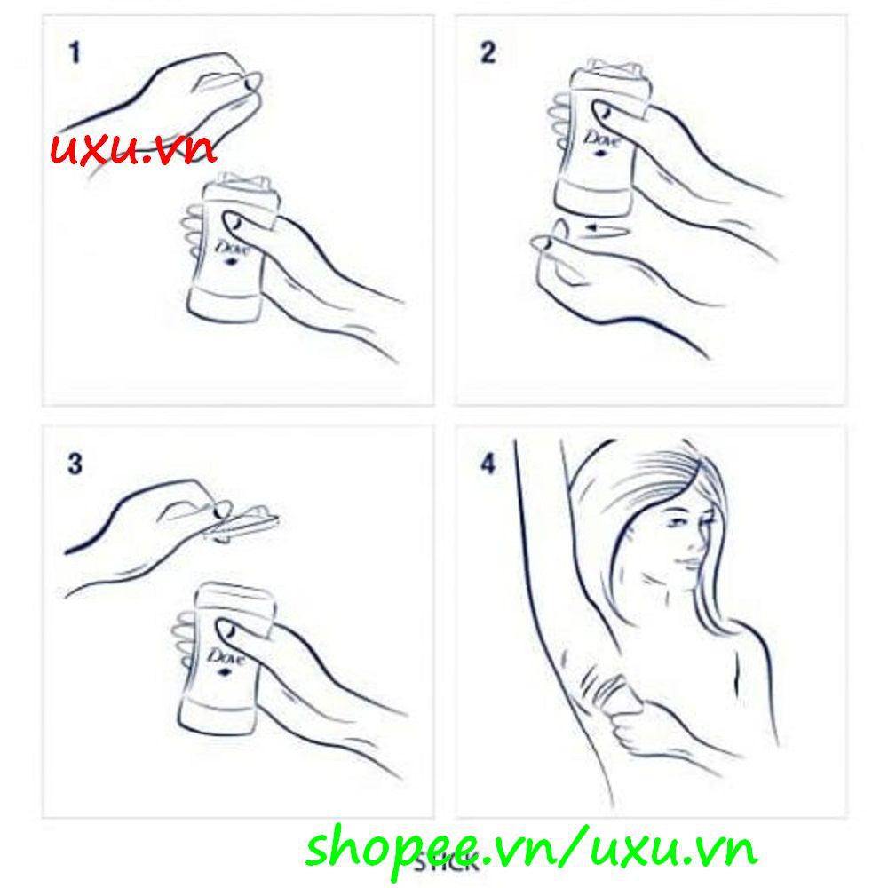 Sáp Khử Mùi Nữ 74G Dove Powder Khử Mùi Dưới Cánh Tay Suốt 24H, Với uxu.vn Tất Cả Là Chính Hãng. | BigBuy360 - bigbuy360.vn