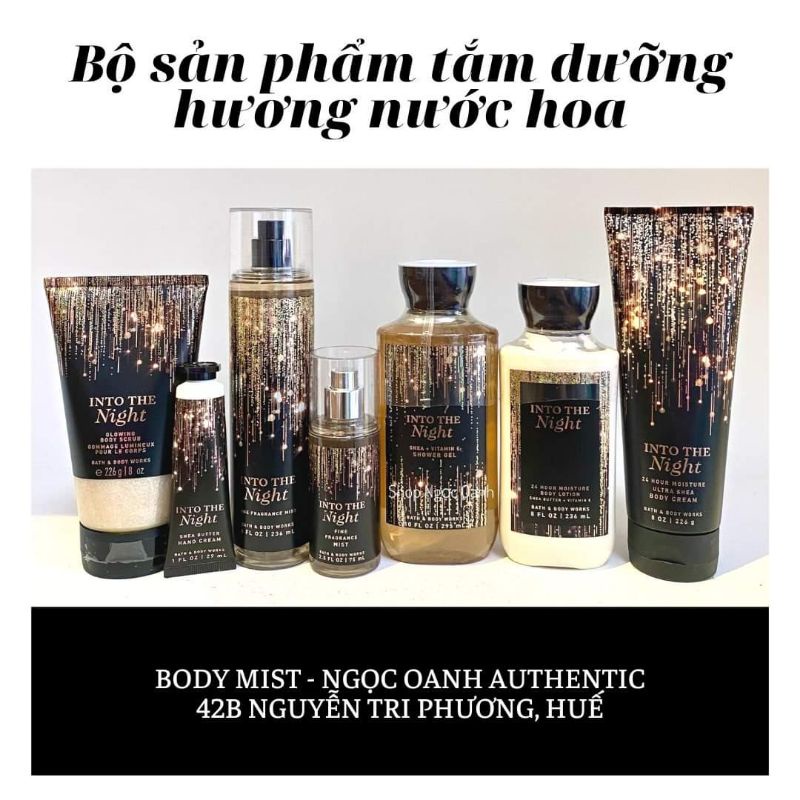 Bộ sản phẩm Into the night - BBW