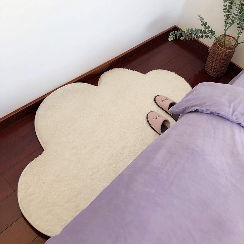 Thảm Lót Sàn Hình Đám Mây Mềm Mại Phong Cách Bắc Âu