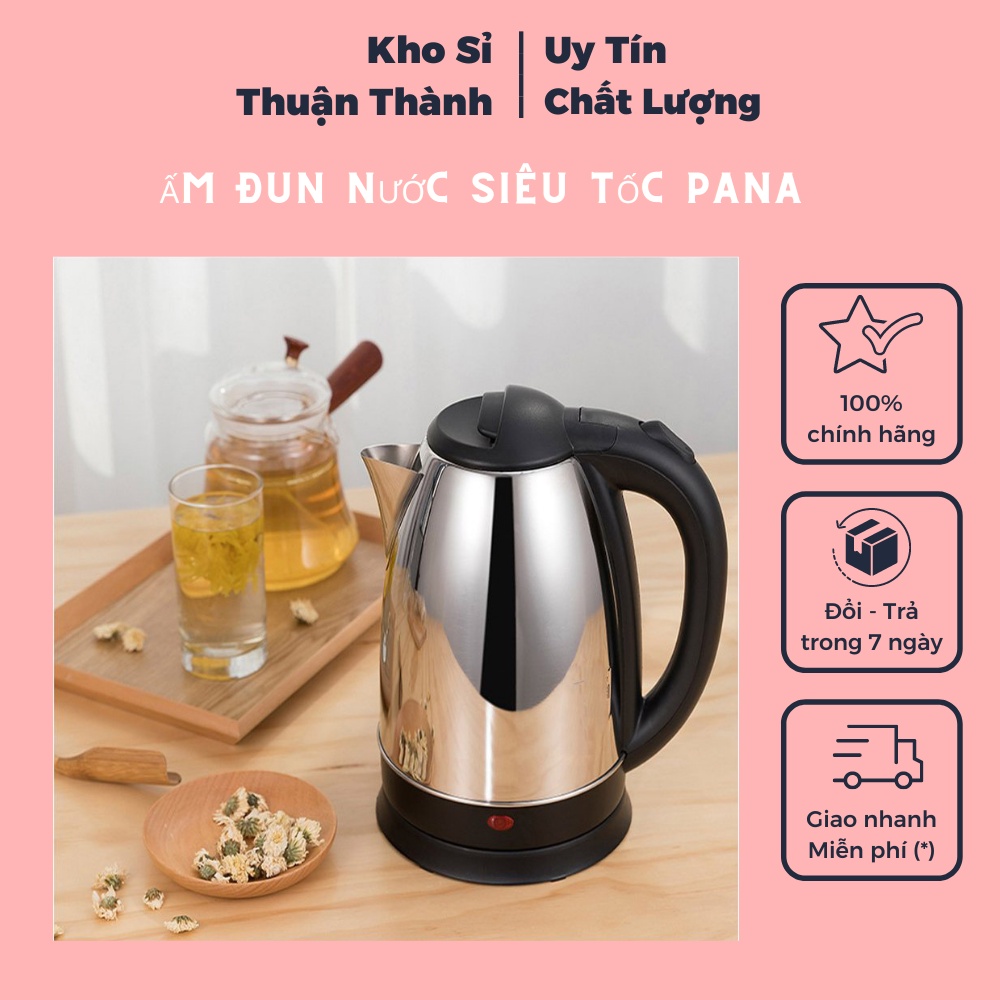 Ấm đun nước siêu tốc Pana tay nhựa giá rẻ mà chất lượng vẫn tốt BH 6 tháng Lỗi Đổi Mới (khosithuanthanh)