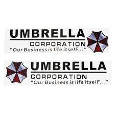 Tem dán cửa xe logo Umbrella phong cách doanh nhân.(02 bên cửa xe)
