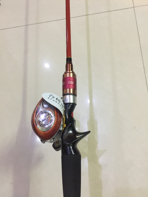 Bộ cần lure máy ngang đại long 1,8 m