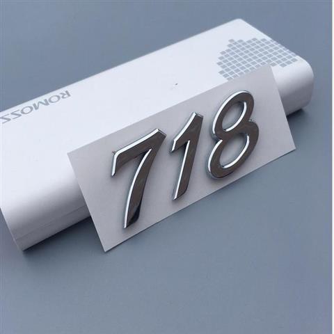 1 x Nhãn Dán Trang Trí Xe Hơi Porsche GTS MACAN CAYENNE PANAMERA CARERRA BOXSTER TURBO 911 718 Bằng Chrome Chất Lượng Cao