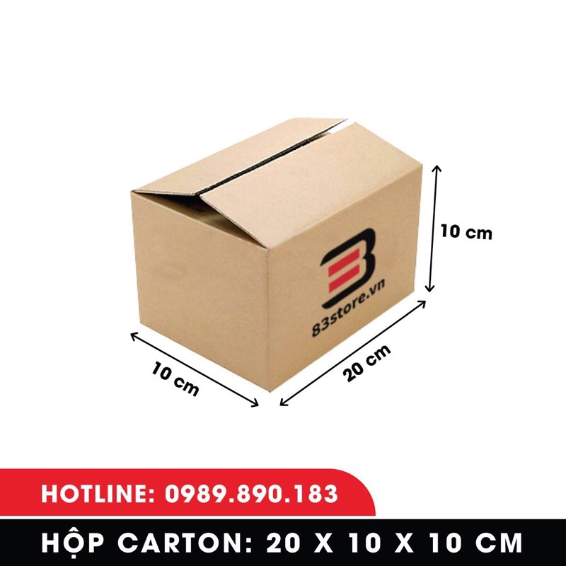 83Store- Combo10 20x10x10 Hộp carton đóng hàng 20*10*10