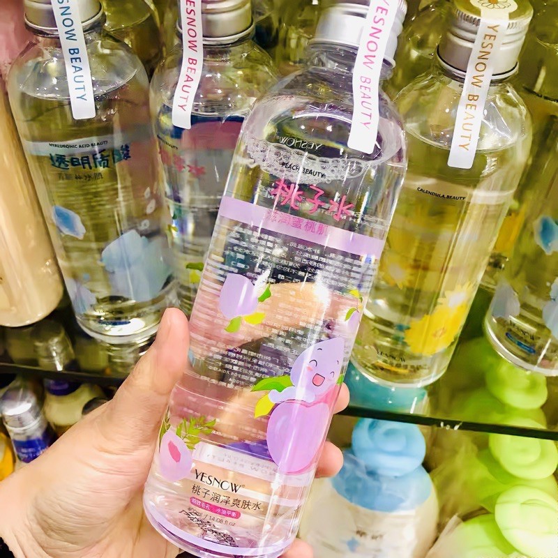 Nước Hoa Hồng Không Cồn YESNOW Đào Cam Thu Nhỏ Lỗ Chân Lông Làm Sạch Da Toner Trắng Da Mờ Thâm Nước Cân Bằng Da Lition | BigBuy360 - bigbuy360.vn