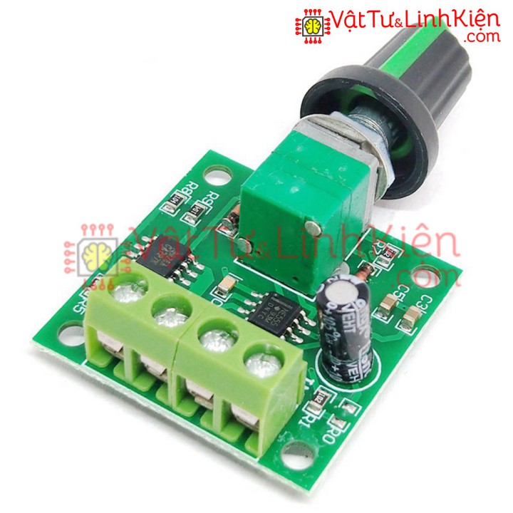 Bộ điều khiển tốc độ động cơ điện áp thấp PWM DC 1.8V 3V 5V 6V 12V 2A