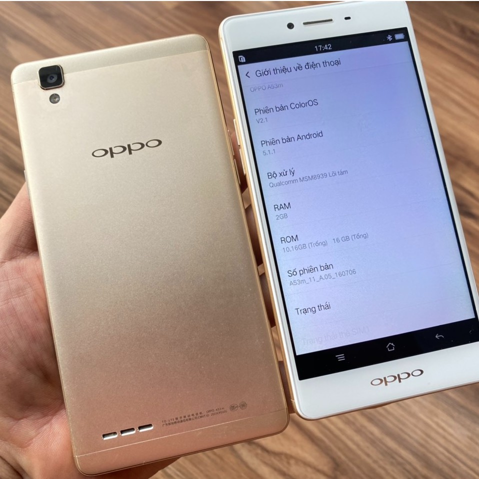 Điện Thoại OPPO A53 Cảm Ứng 5.5 Inch Chip Qualcomm MSM8939 8 nhân Chơi Game Xem Youtube Mượt Mà