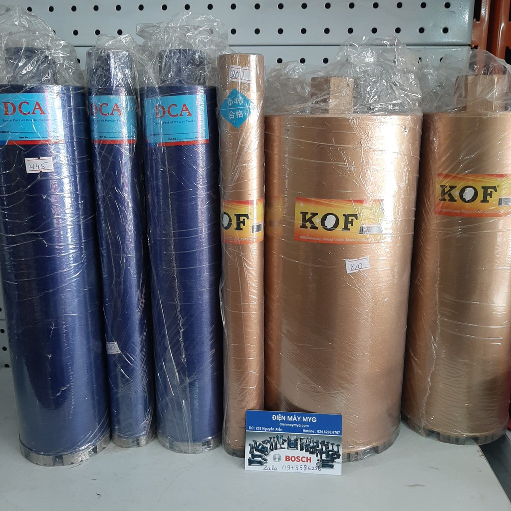 Mũi khoan rút lõi bê tông các cỡ