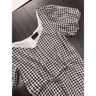 Đầm Topshop kẻ caro