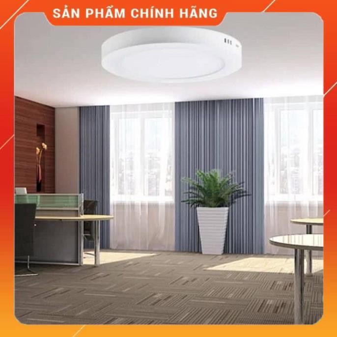 Đèn ỐP TRẦN nổi 24W - ánh sáng trắng bảo 2 năm viền siêu mỏng cao cấp - vỏ nhôm mặt kính sang trọng - đường kính 28cm