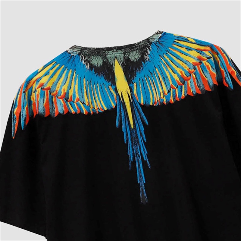 Bán Chạy Nhất Áo Thun Cotton Tay Ngắn In Hình Cánh Tranh Sơn Dầu Màu Vàng Và Xanh Dương Kích Thước Lớn Unisex