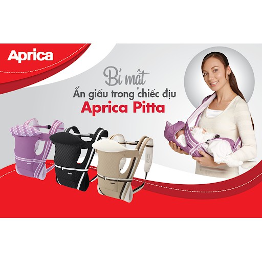 Địu cho Bé Từ Sơ Sinh 04 Tư Thế Aprica Pitta