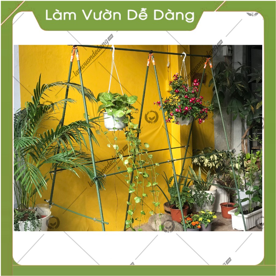 GIÀN LEO CHỮ A ( 4 chân ) - KHUNG TRỒNG CÂY Dùng làm Khung Đỡ, Giá Đỡ Hoa Hồng Leo, giàn leo BẦU, BÍ, MƯỚP,...