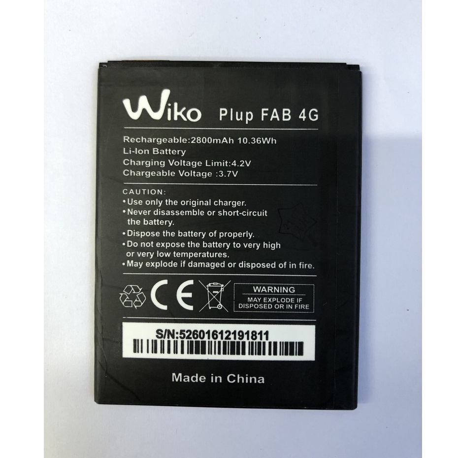 Pin Wiko Pulp Fab | Pulp Fab 4G bảo hành đổi mới