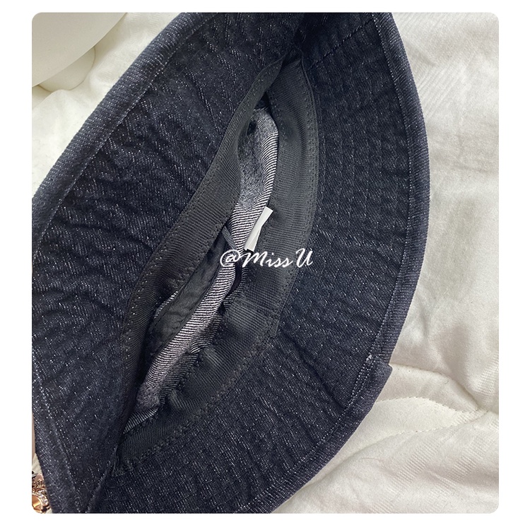 Nón Tai Bèo Vải Denim Chống Nắng Kiểu Hàn Quốc Dễ Phối Đồ Cho Nữ