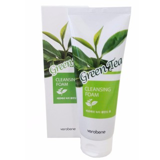 Sữa rửa mặt trà xanh Verobene 150ml (Verobene Green Tea Cleansing Foam)
