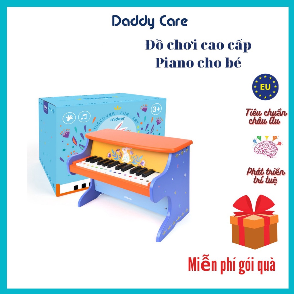 Đồ Chơi cao cấp Đàn Piano Cho Bé Mideer, Đồ Chơi Sáng Tạo Dành Cho Trẻ Em Từ 1,2,3,4,5,6,7 Tuổi