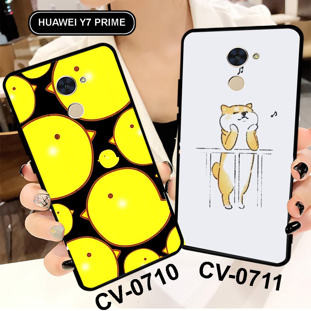 [SALE 30%] Ốp lưng Huawei Y7 Prime in hình đáng yêu