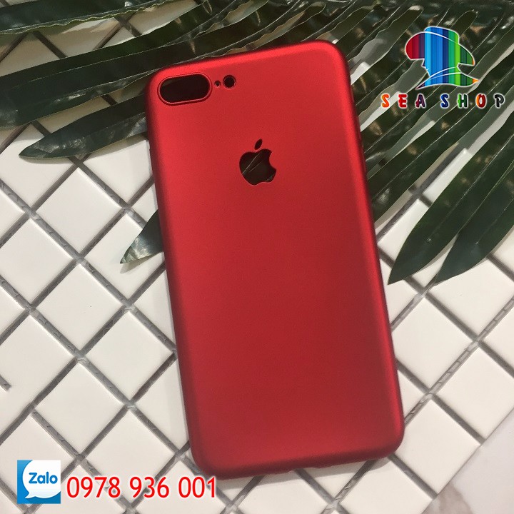 [SEASHOP] Ốp dẻo iPhone 7 Plus đen TẶNG CÁP SẠC