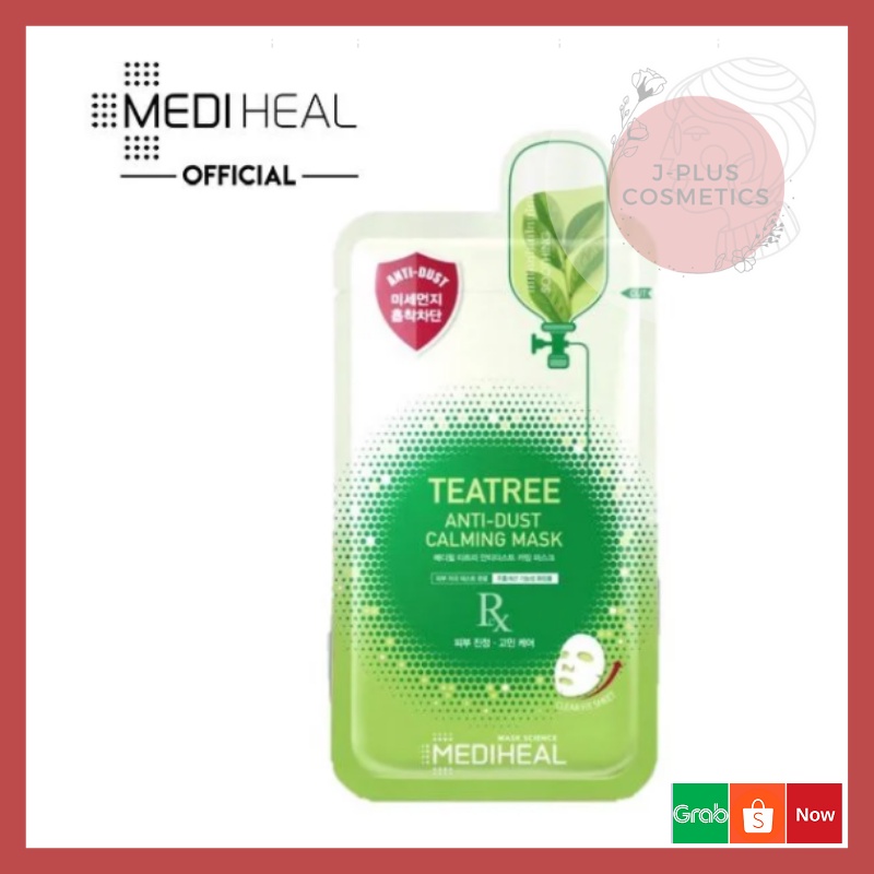 Mặt Nạ Thải Độc, Ngăn Ngừa Mụn Làm Dịu Da Mediheal Tea Tree Anti-Dust Calming Mask 24ml