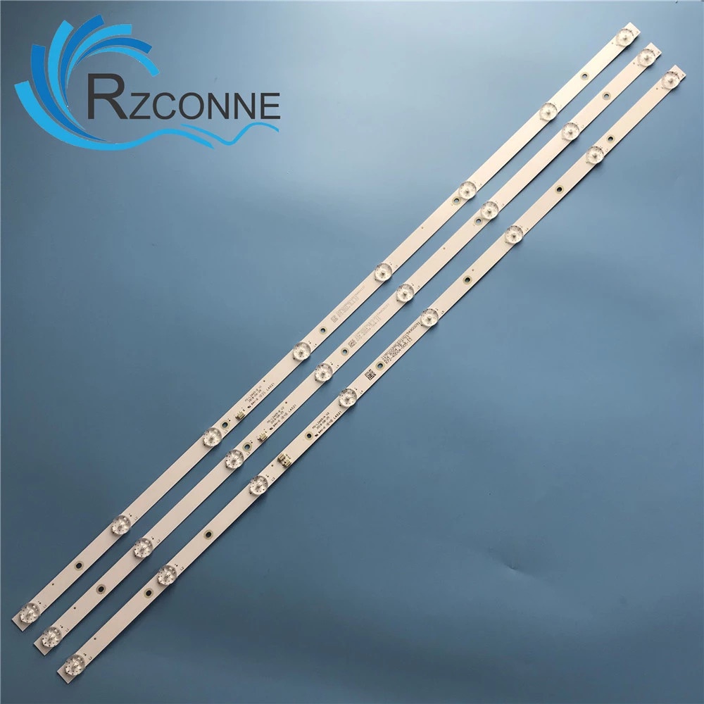 Asanzo 40EK7 - Bộ 3 thanh 8 led nền tivi Asanzo 40 inch và các dòng tương tự - 760mm
