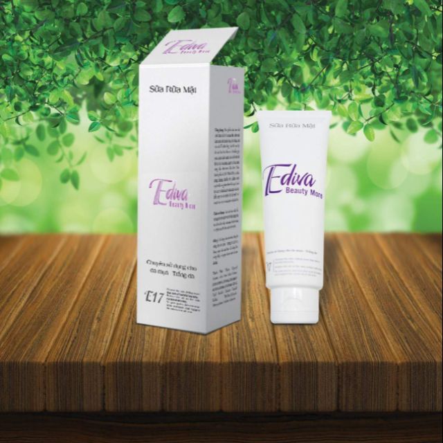 Sữa rữa mặt dành cho da mụn - trắng da E17 Ediva