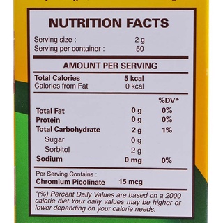 Combo 6 hộp Đường Tropicana Slim Low Calorie Sweetener with Sucralose 100g