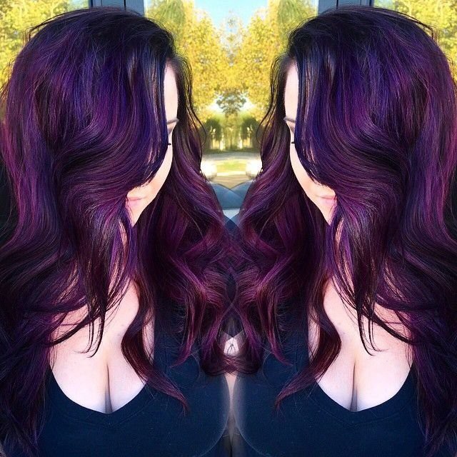 Tuýp Thuốc Nhuộm Tóc Tại Nhà Màu Tím Đen Nho 4/2 Grape Purple Hair Dye Cream Coloring