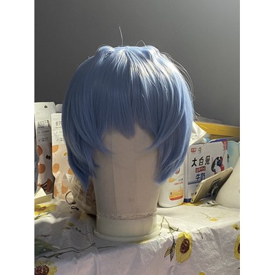 [Hàng order] wig/tóc giả nam cơ bản đen đỏ hồng cam nâu rêu xanh tím vàng ...