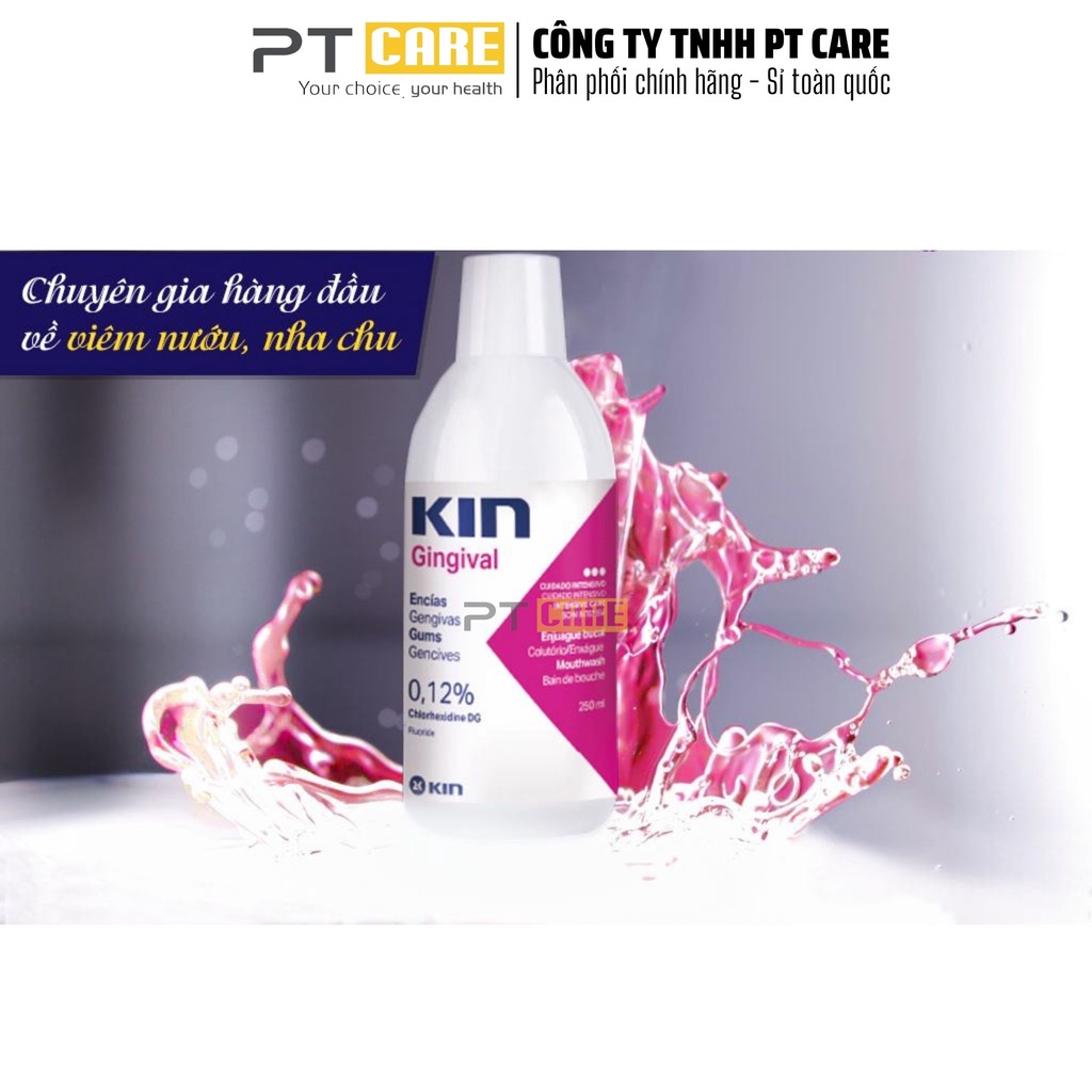 PT CARE | Nước Súc Miệng Kin Gingival Ngăn Ngừa Viêm Nướu 250ml